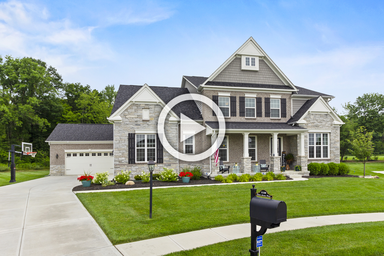 Home For Sale 11130 Glen Avon Way Zionsville Indiana